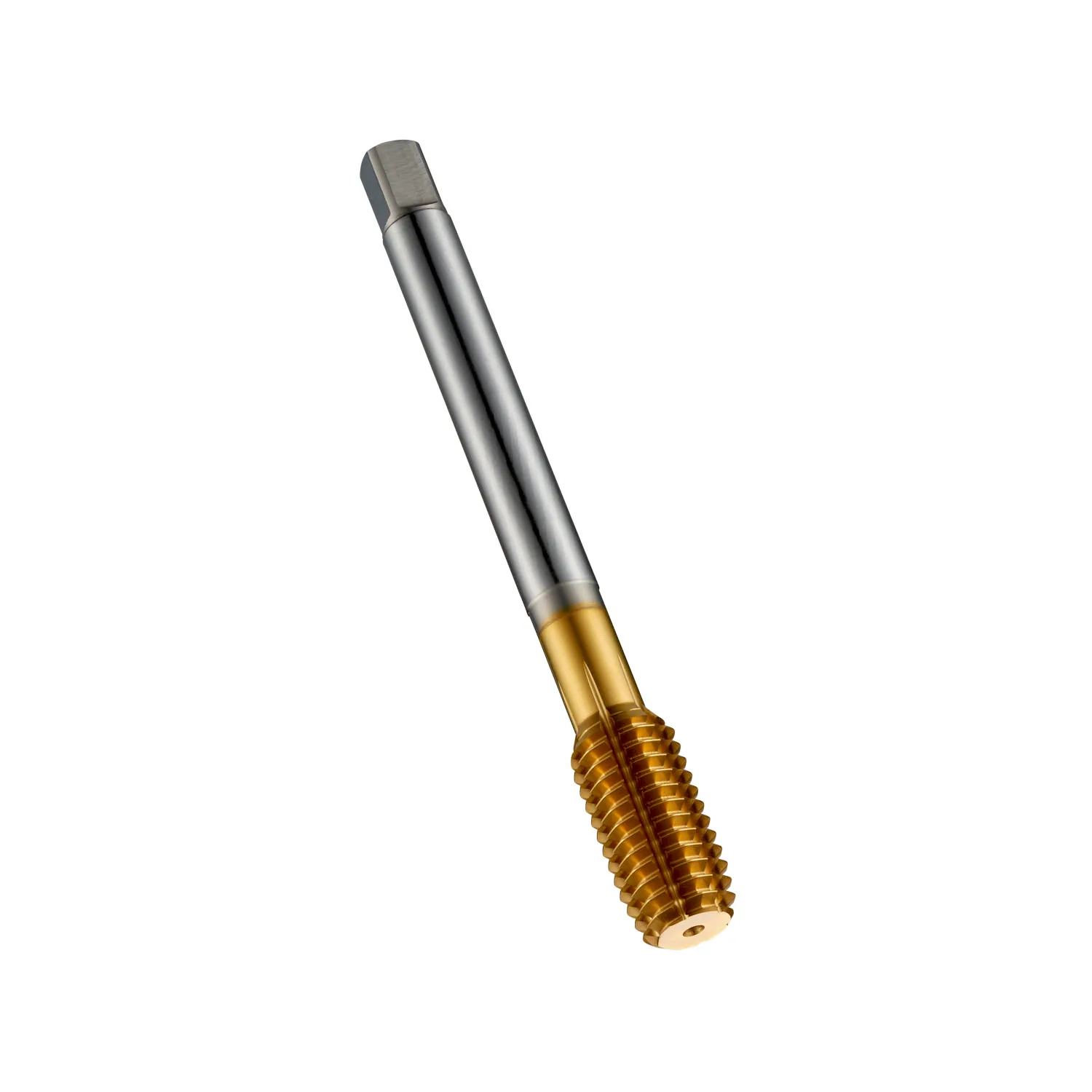 [E2874-40] E287 HSS-E Thread Forming TiN Coated Tap, Oil-Grooves, UNC, DIN Standard (4)