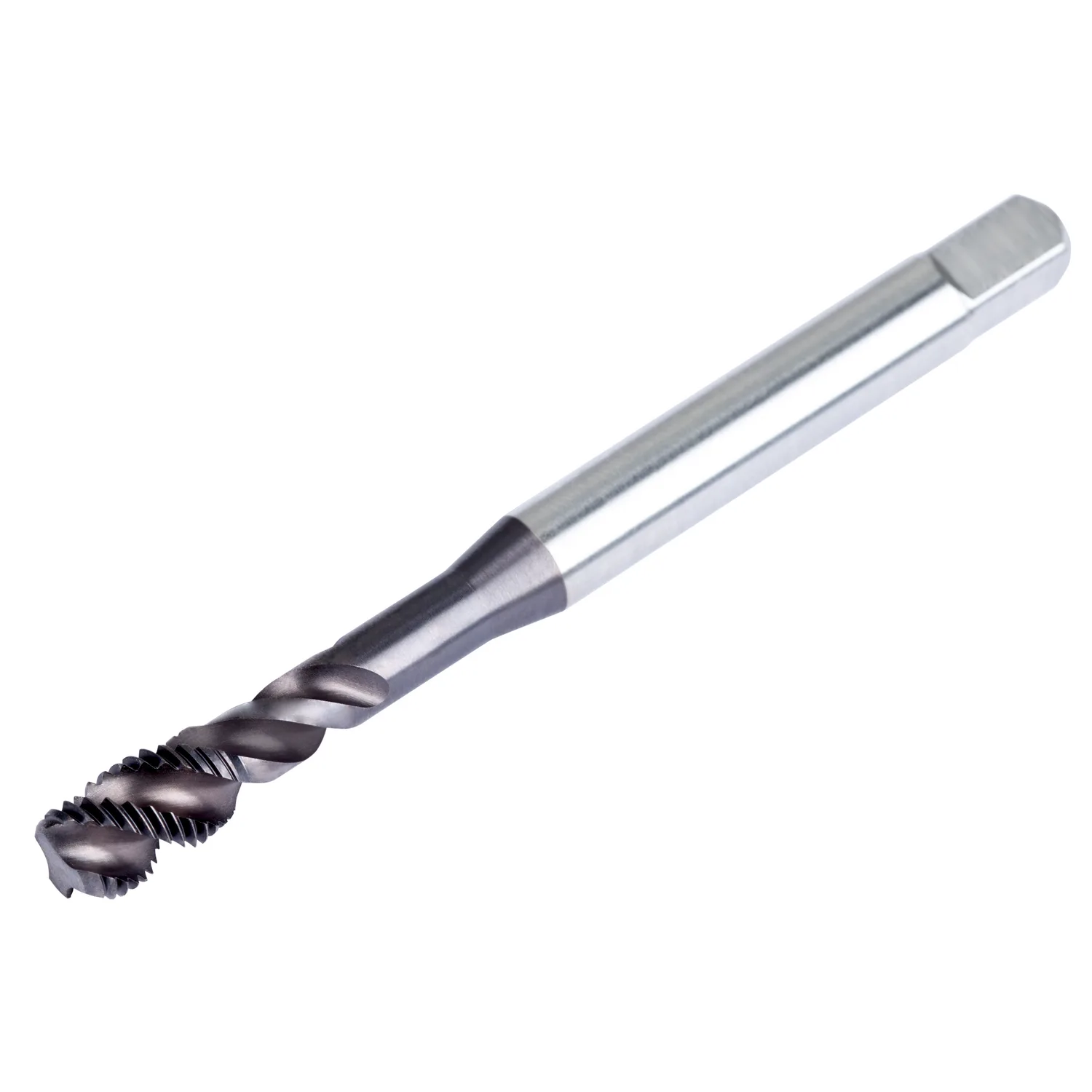 E398(UNF) HSS-E-PM-Gewindebohrer mit Spiralnut, UNF, DIN-Norm, TiCN-beschichtet