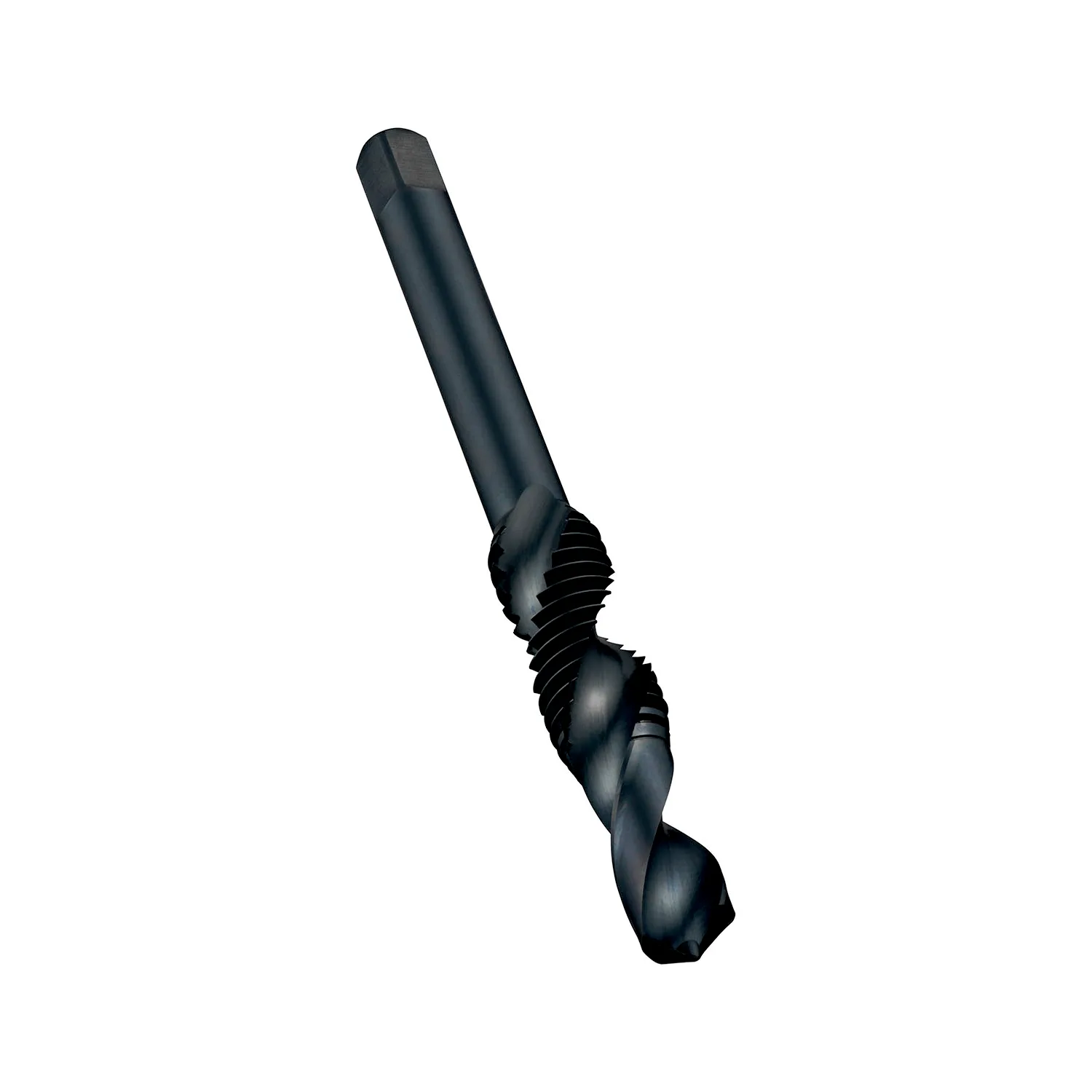 [E6516-32] E651 HSS Drill-Tap Combination Tool with 30° Spiral Flute, UNC, DIN Standard (6)