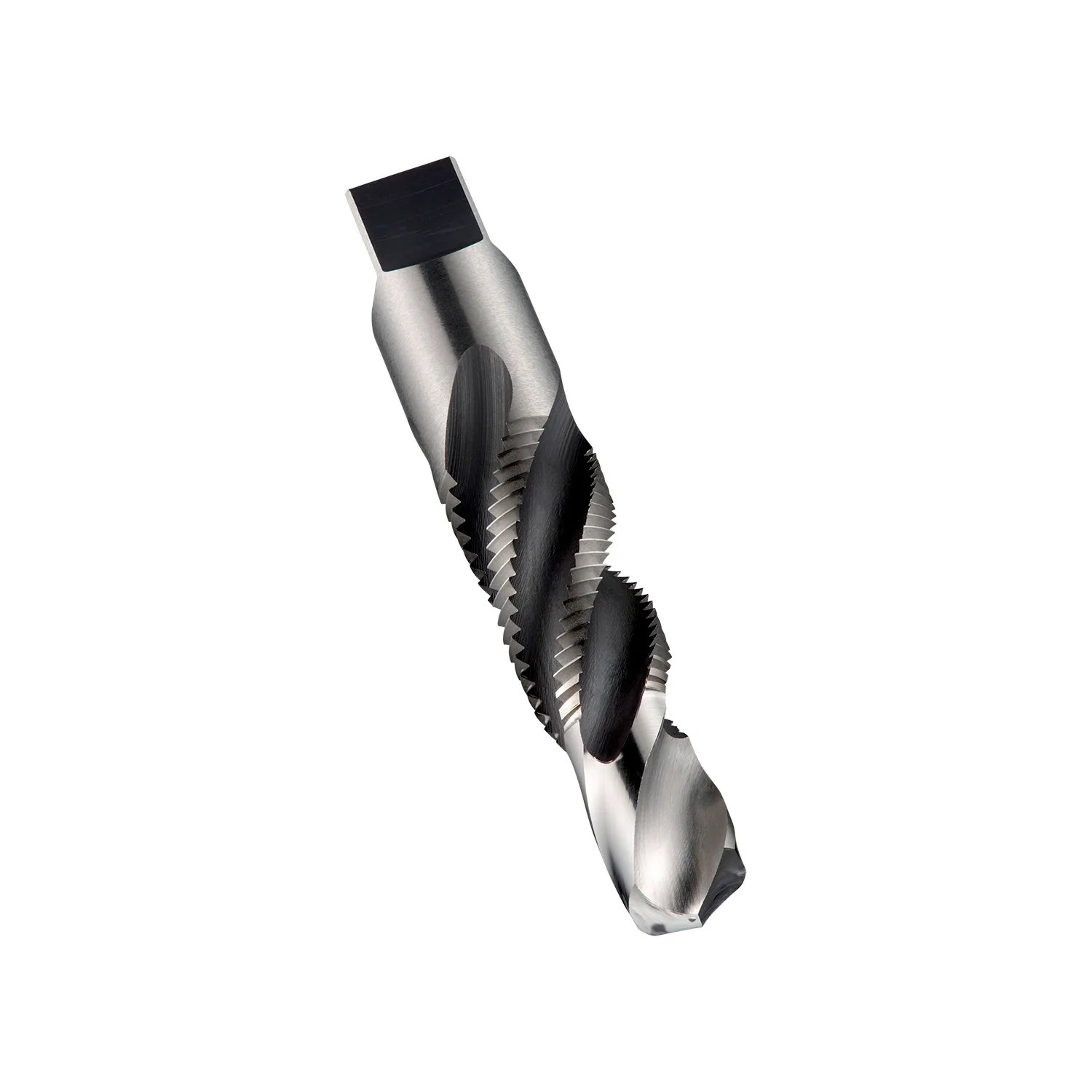 [E6531/8] E653 HSS Drill-Tap Combination Tool with 27° Spiral Flute, NPT, ANSI Standard (1/8)