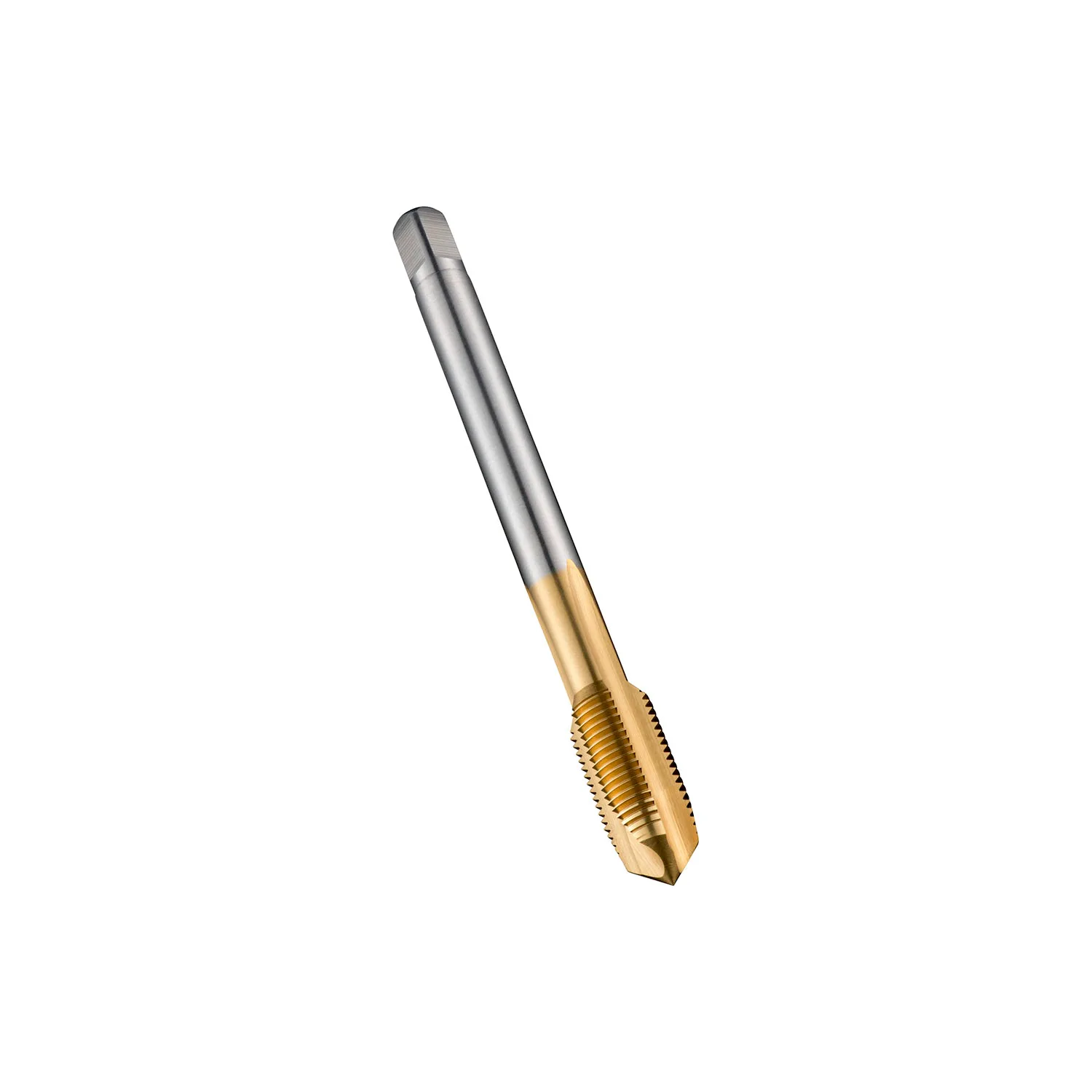 [EP10TINM10X1.0] EP10TIN Taraud machine HSS-E-PM coupe GUN revêtu TiN, profil Métrique fin, norme DIN (M10X1.0)