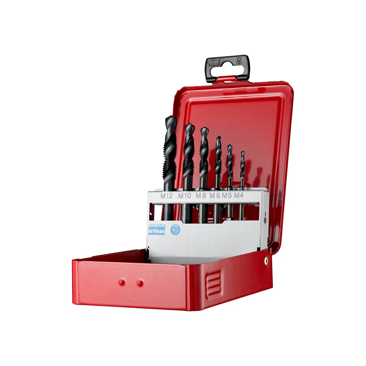 [L126650] L126 HSS Drill-Taps with 30° Spiral Flute, Set of 6 pieces, Metric, ISO Standard