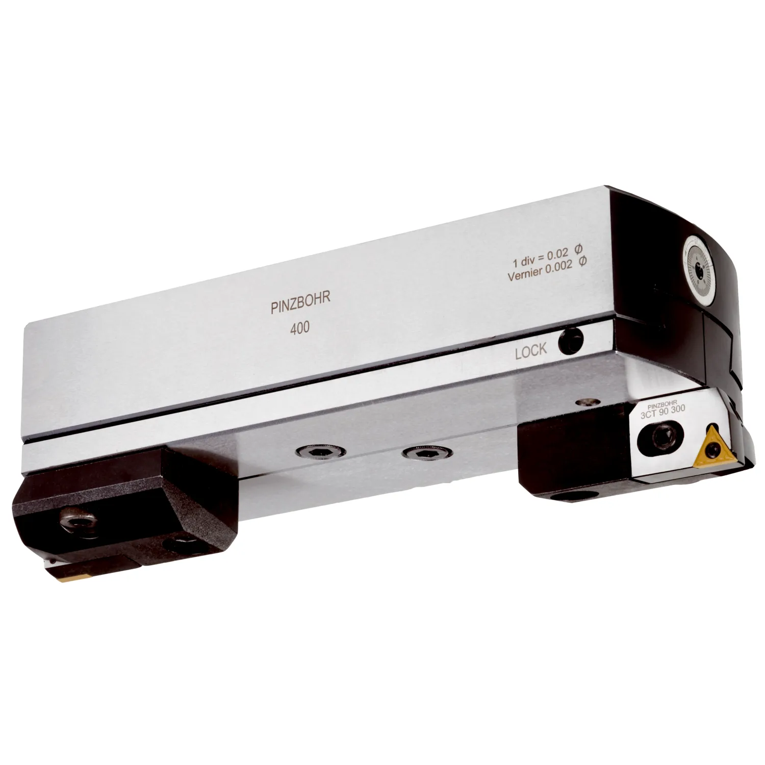 [D 30090 402] D90-BB Tête d'alésage d'ébauche 90˚, gros diamètres d'alésage - Ø220 à Ø500 mm (D 30090 402)