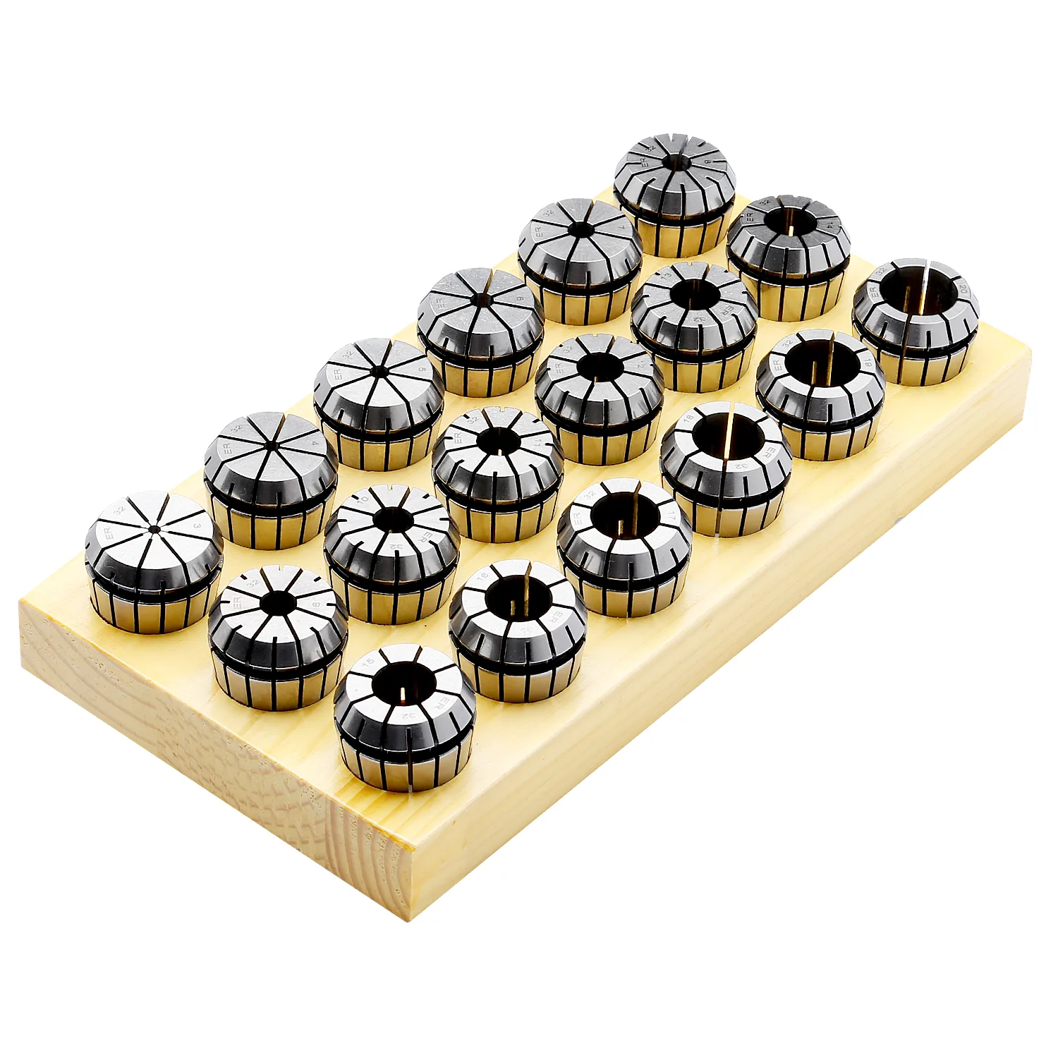 ER-C-SET-S-WP Pince ER étanche pour queues cylindriques - Jeu sur présentoir en bois