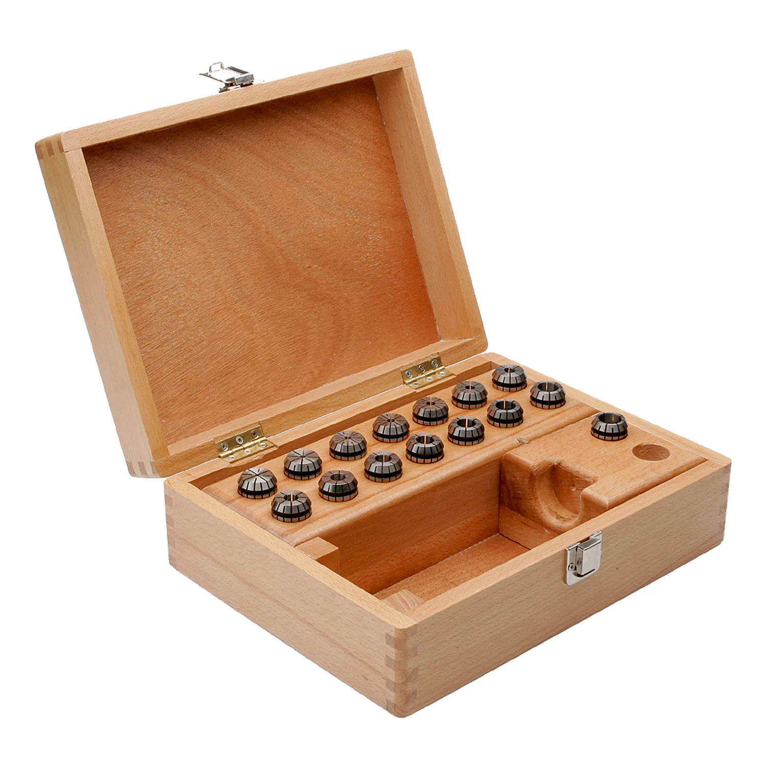 ER-T-SET-WB Pince ER étanche avec carré d'entraînement pour taraud - Jeu en coffret en bois